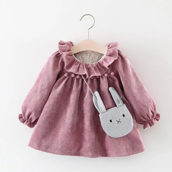 Baby Girls Dress + Bag 0-2 Years