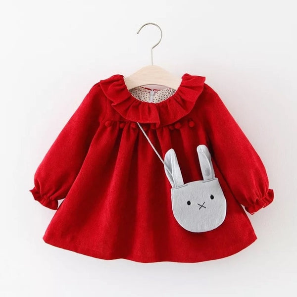Baby Girls Dress + Bag 0-2 Years