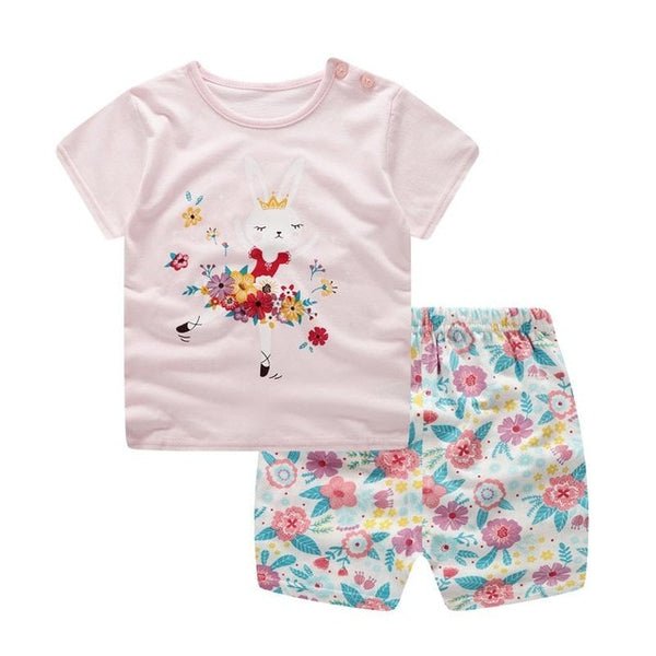 Unisex Baby Tshirt +Shorts