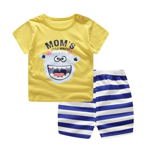 Unisex Baby Tshirt +Shorts