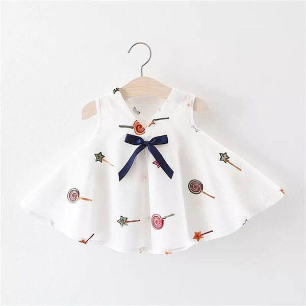 Floral Print Baby Girl Dress 0-2 Years