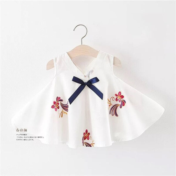 Floral Print Baby Girl Dress 0-2 Years