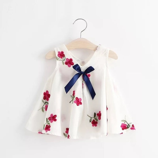 Floral Print Baby Girl Dress 0-2 Years