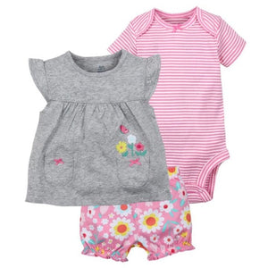 3pcs Baby Clothing Set 6-24M