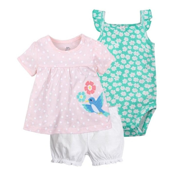 3pcs Baby Clothing Set 6-24M