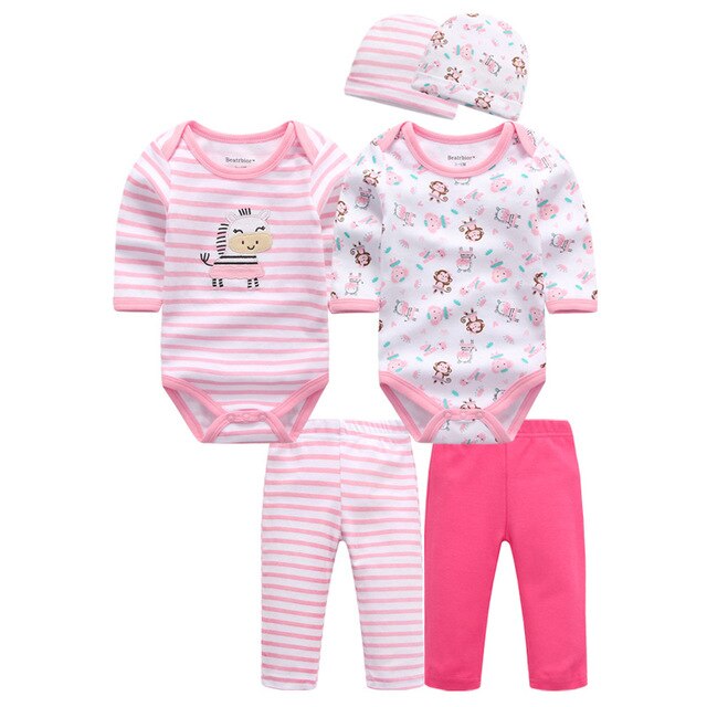 6pcs Baby Clothing Set 0-9M