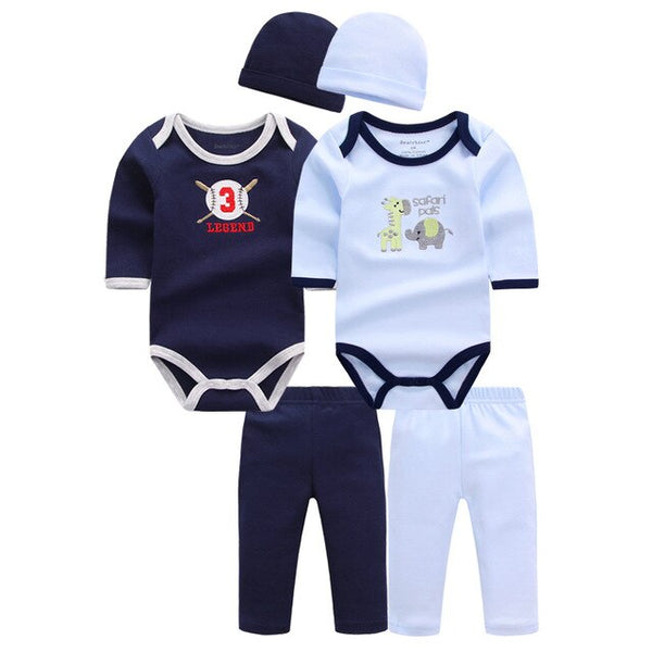 6pcs Baby Clothing Set 0-9M