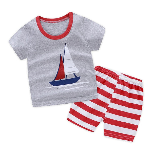 Unisex Baby Tshirt +Shorts