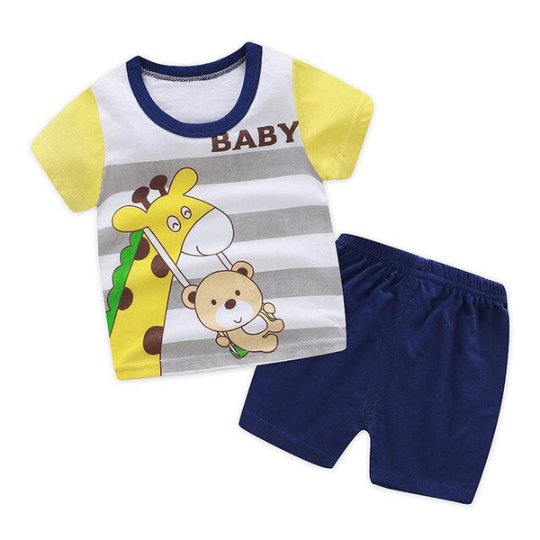 Unisex Baby Tshirt +Shorts