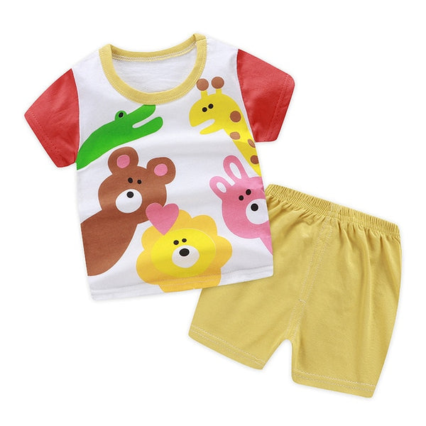 Unisex Baby Tshirt +Shorts