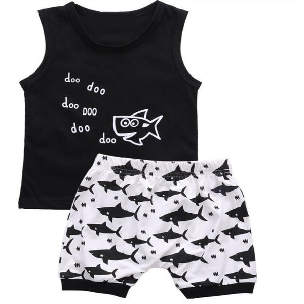 Unisex Baby Tshirt + Shorts