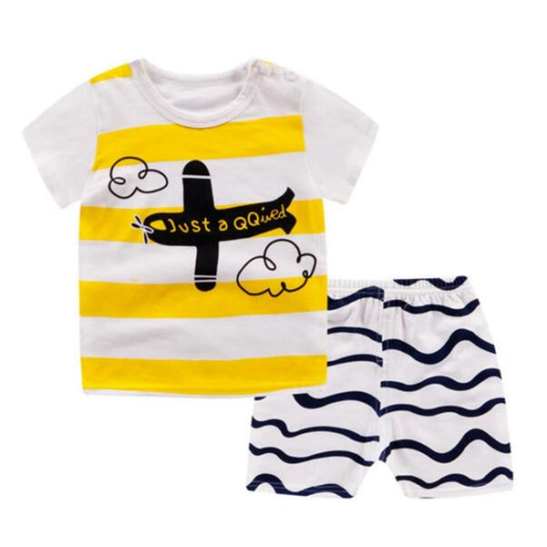 Unisex Baby Tshirt + Shorts