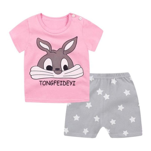 Unisex Baby Tshirt + Shorts