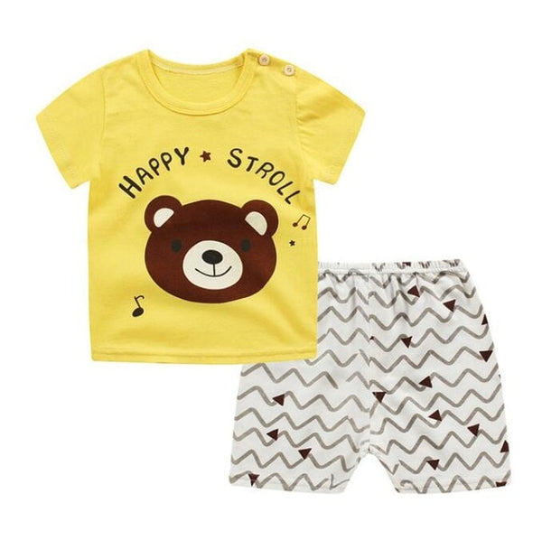 Unisex Baby Tshirt + Shorts