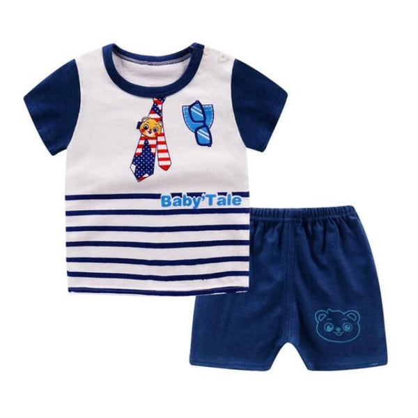 Unisex Baby Tshirt + Shorts