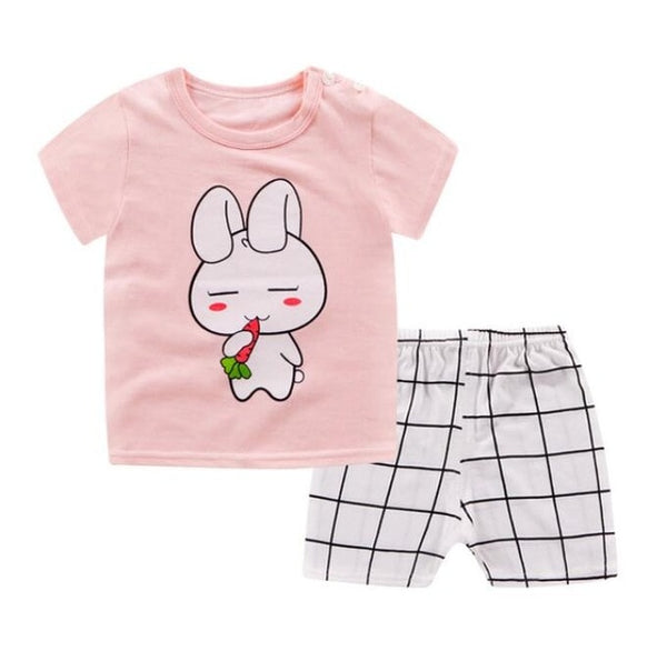 Unisex Baby Tshirt + Shorts