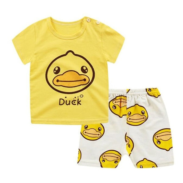 Unisex Baby Tshirt + Shorts