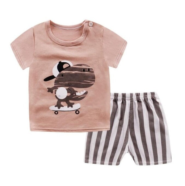 Unisex Baby Tshirt + Shorts