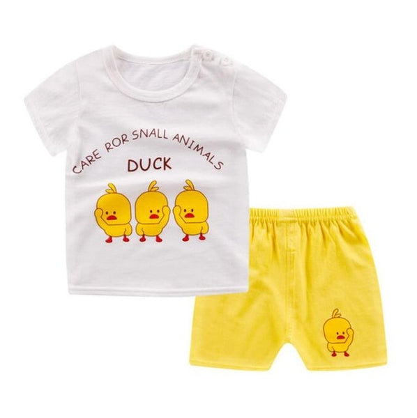 Unisex Baby Tshirt + Shorts