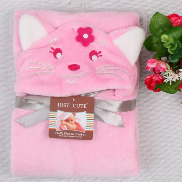 Lovely Fleece Baby Bath Towel
