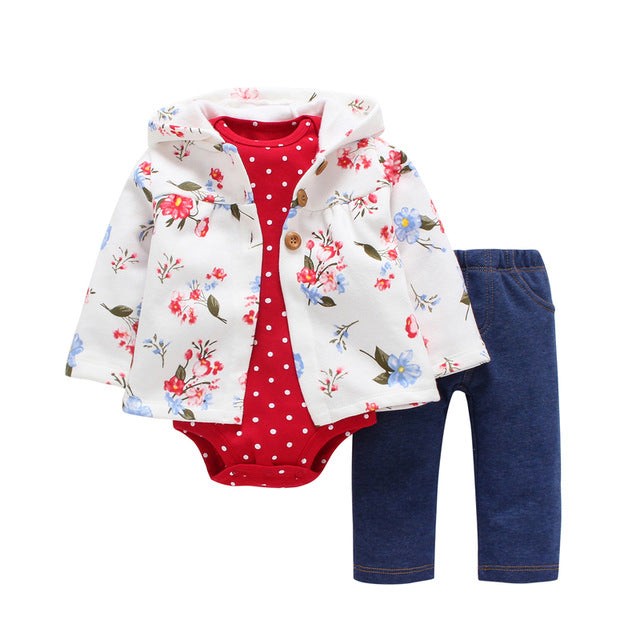 3pcs Baby Clothing Set 6-24M