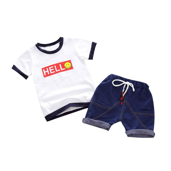 Unisex Baby Tshirt + Shorts