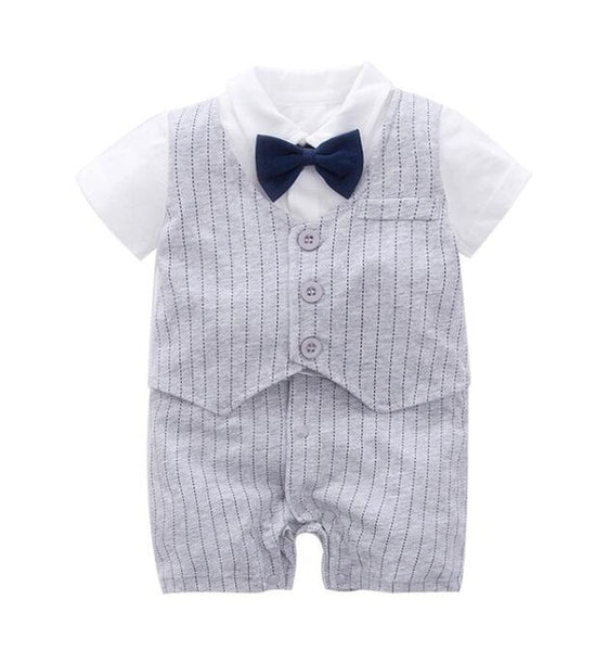 Baby Boys Tuxedo Suit Set 0-18M