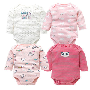 4pcs Baby Bodysuit 0-24M