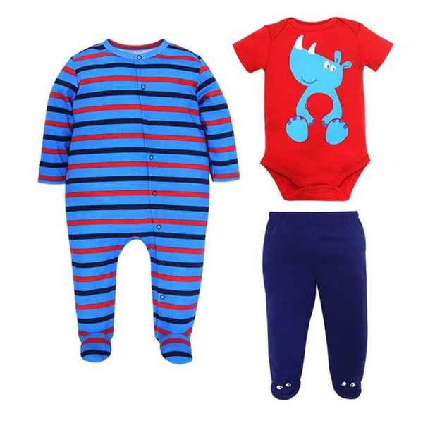 3pcs Baby Clothing Set 0-18M