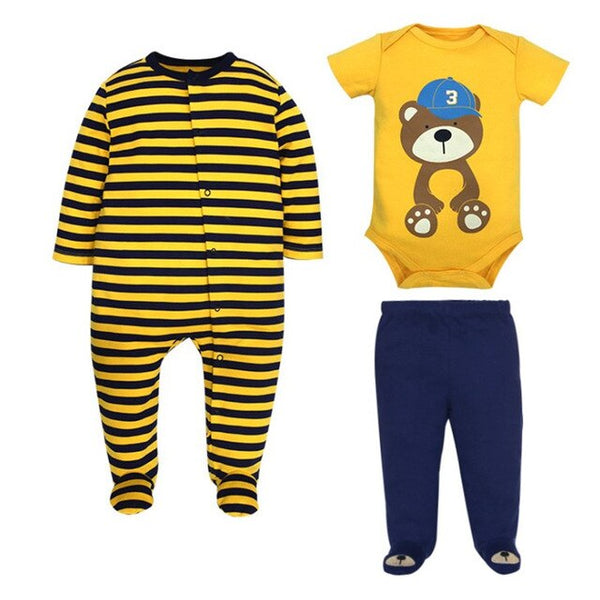 3pcs Baby Clothing Set 0-18M