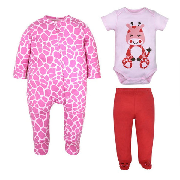 3pcs Baby Clothing Set 0-18M