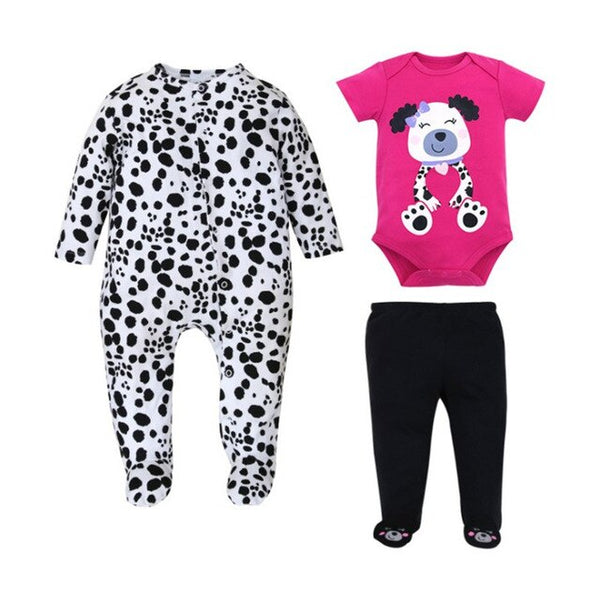 3pcs Baby Clothing Set 0-18M